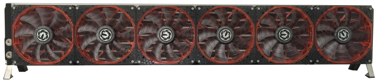 Radiator 6rot gross aus – handgefertigtes System von Marterer EDV